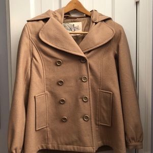 Tan Pea Coat
